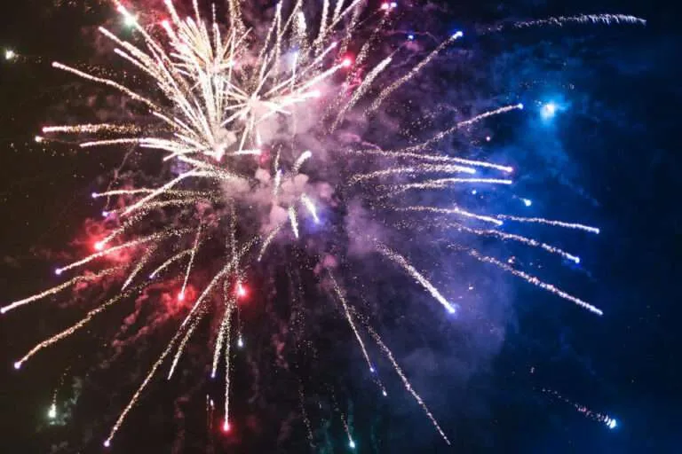 Fireworks on the 4th of July